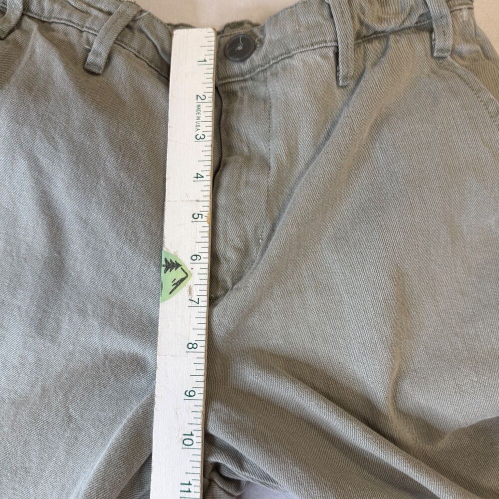 ZARA Women's XS Cotton Trouser Pants Light Green Grunge Preppy - Picture 4 of 8